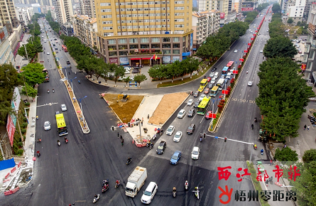 新興二路、新興三路提升改造工程進入尾聲