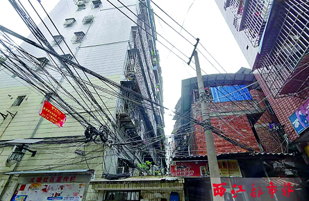 線纜隨意拉設猶如“蜘蛛網”